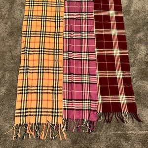 3 scarves🤎💜❤️